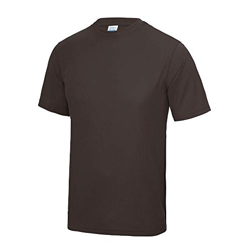 JUST COOL - Herren Funktionsshirt 'Cool T' / Hot Chocolate, M von JUST COOL