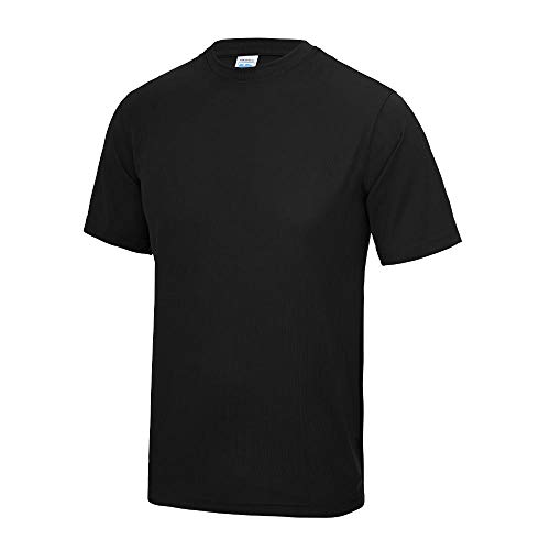 JUST COOL - Herren Funktionsshirt 'Cool T' / Jet Black, M von JUST COOL