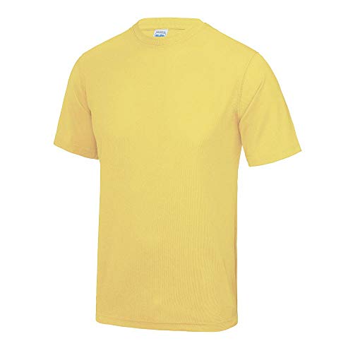 JUST COOL - Herren Funktionsshirt 'Cool T' / Sherbet Lemon, XL von JUST COOL