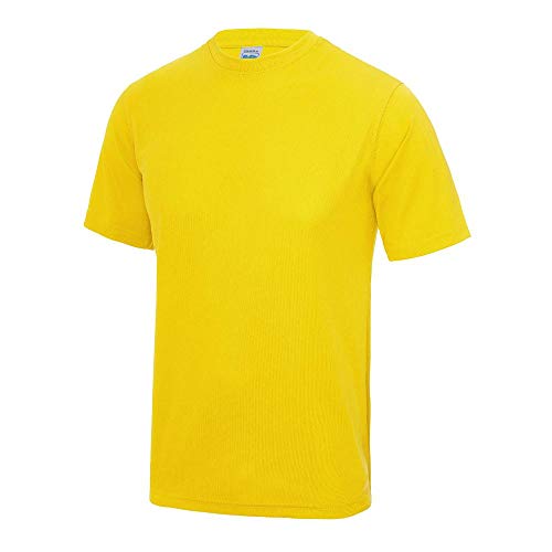 JUST COOL - Herren Funktionsshirt 'Cool T' / Sun Yellow, 3XL von JUST COOL