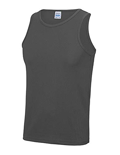 Just Cool Herren Cool Tank Top JC007 Charcoal XXL von Just Cool