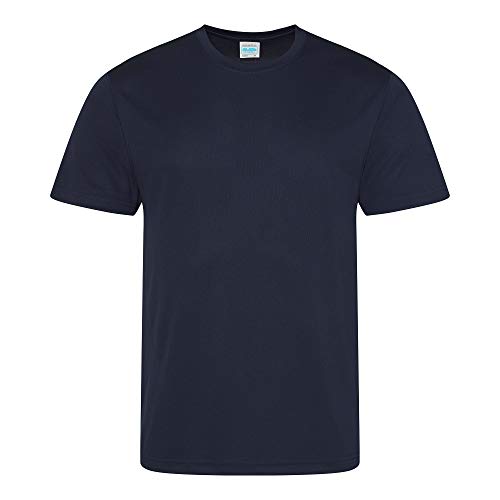 Just Cool Herren Performance T-Shirt 4XL,Marineblau von Just Cool