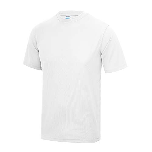 Just Cool Herren Performance T-Shirt 4XL,Schneeweiß von AWDis