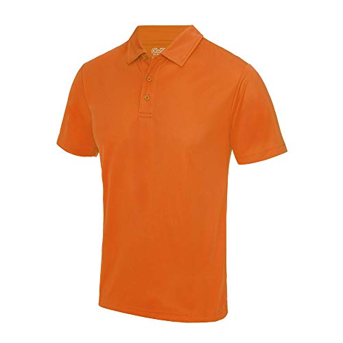 Just Cool Herren Polo-Shirt Sports (3XL) (Orange) von Just Cool