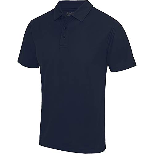 Just Cool Herren Polo-Shirt Sports L,Marineblau von Just Cool