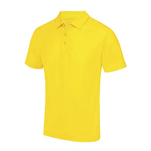 Just Cool Herren Polo-Shirt Sports XL,Sonnengelb von Just Cool