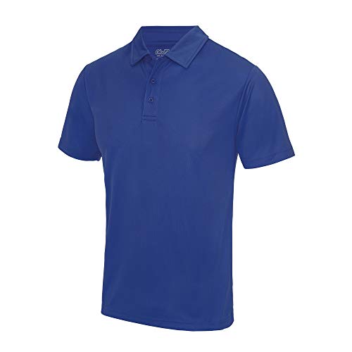 Just Cool Herren Polo-Shirt Sports XXL,Königsblau von Just Cool