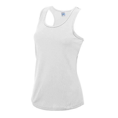 JustCool - Damen Cool Tanktop/Arctic White, M von JUST COOL