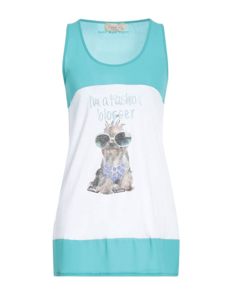 JUST FOR YOU Top Damen Tūrkis von JUST FOR YOU