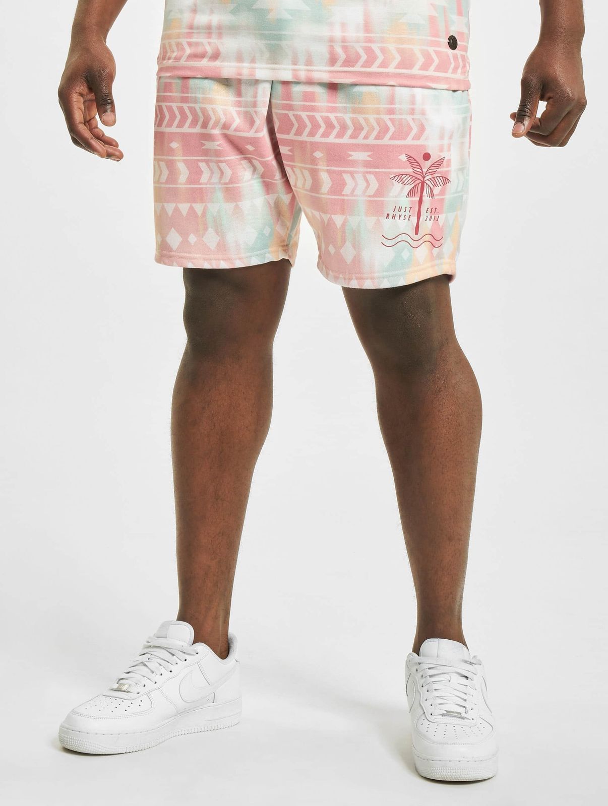 lässige Just Rhyse Herren Shorts Taschen Rosa von JUST RHYSE