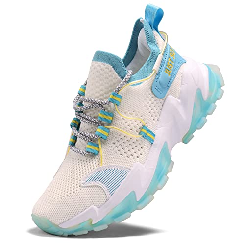 JUST SO SO Damen Laufschuhe Damen Sneakers Tennisschuhe Sportschuhe Freizeitschuhe Atmungsaktiv Laufschuhe Straßenlaufschuhe Sneaker Frauen Wanderschuhe für Sommer 36 von JUST SO SO