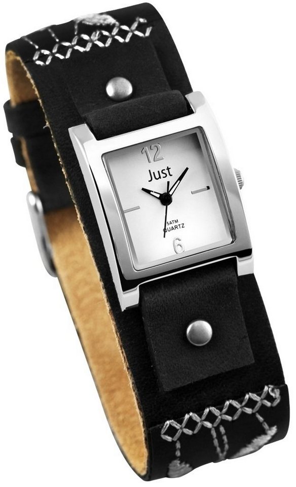 JUST WATCH Quarzuhr JU043 Just JU043 Analog Damenuhr mit Echtlederband - UVP 69,90€ von JUST WATCH
