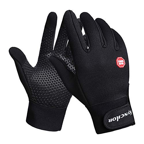 JUST Herren Winterhandschuhe Touchscreen Thermo Warm Dicke mit Elastische Manschetten,Rutschfest Wasserdicht fur Outdoor Sport,Fahrradhandschuhe Laufhandschuhe von JUST