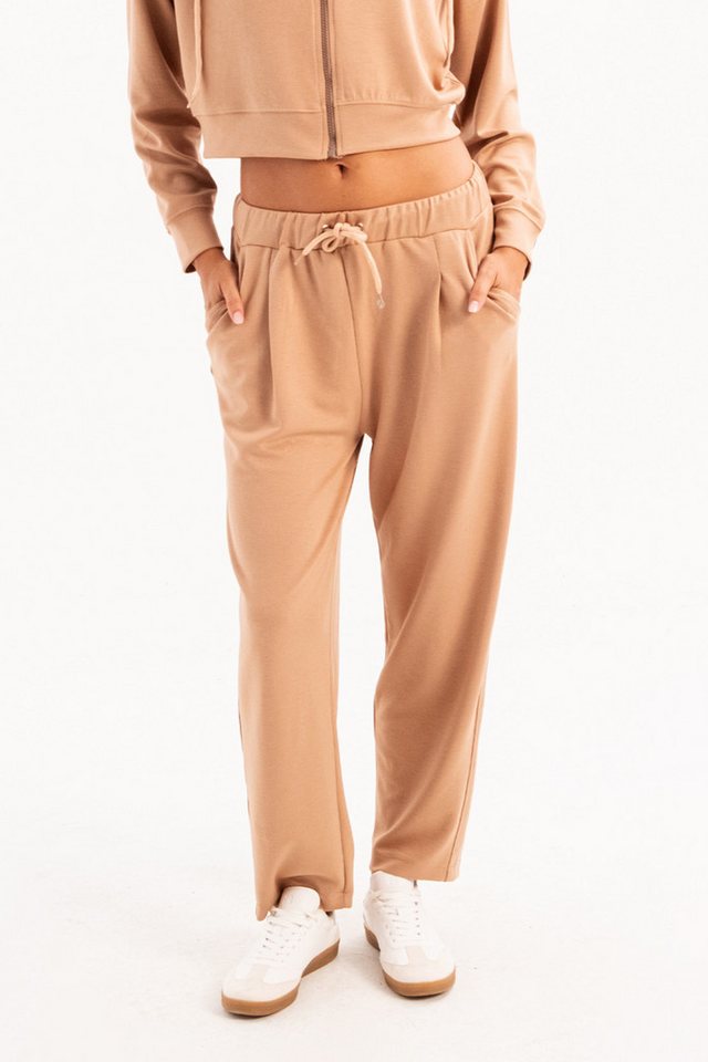 JUSTEVER Sweatpants Damen-Jogginghose mit übergroßer Passform, elastischer Taille und Tasc von JUSTEVER