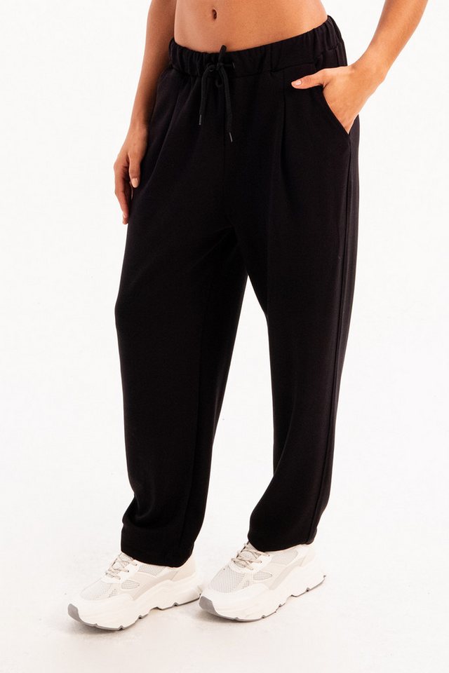 JUSTEVER Sweatpants Damen-Jogginghose mit übergroßer Passform, elastischer Taille und Tasc von JUSTEVER