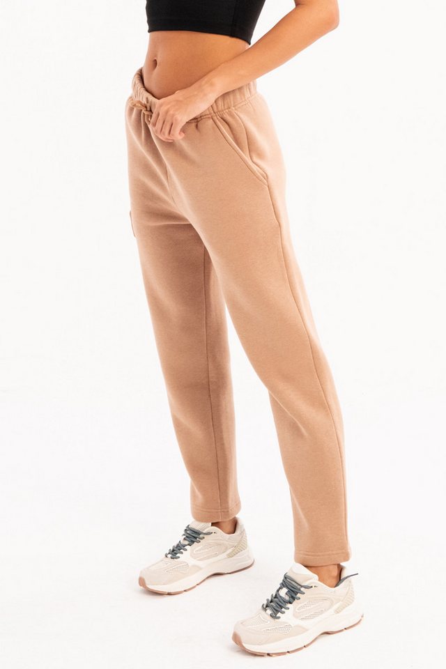 JUSTEVER Sweatponcho Damen Jogginghose mit Fleece-Futter von JUSTEVER