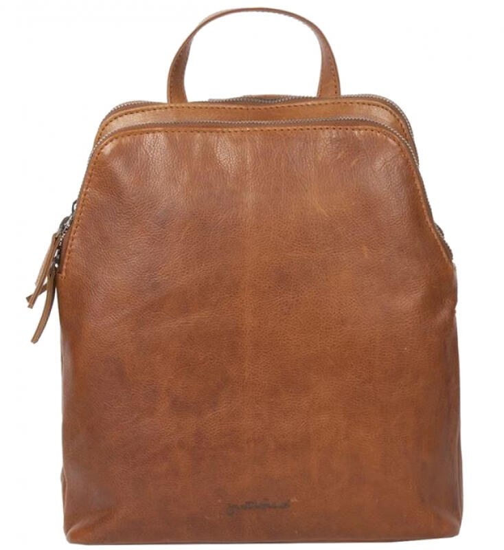 JUSTIFIED - Justified Bags Nynke Rucksack Harrow echt Rindleder cognac Braun von JUSTIFIED