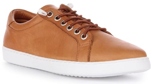 JUSTINREESS ENGLAND Elita Damen-Schlupfschuhe aus weichem Leder, Moca, 38 EU von JUSTINREESS ENGLAND