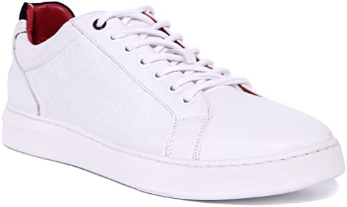 JUSTINREESS England Prince Herren Freizeitschuhe, weiß, 44 EU von JUSTINREESS ENGLAND
