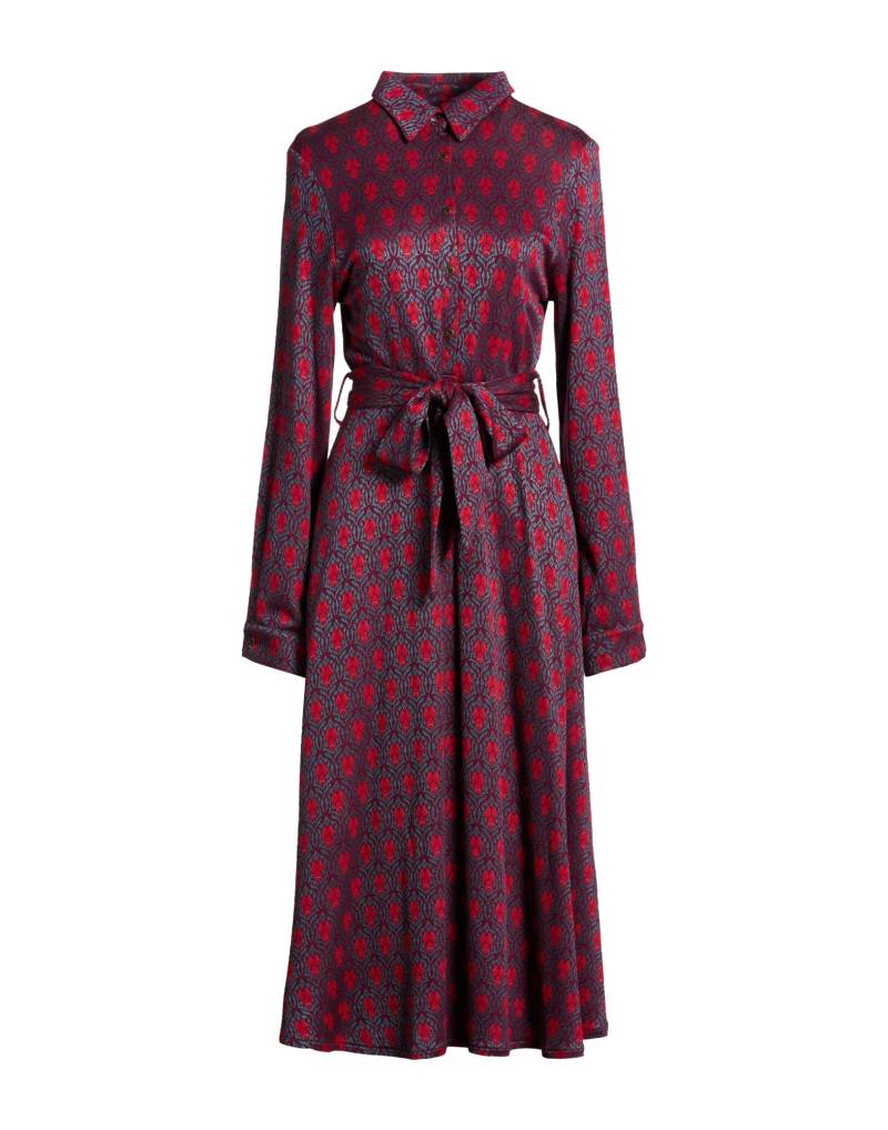 JUSTMINE Midi-kleid Damen Rot von JUSTMINE