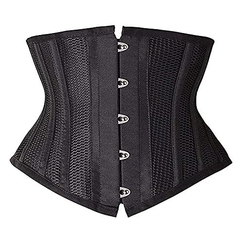 JUTOO Corset Damen, Black Trägerloses Top Croset Frauen Ganzkörper Shaper Bodysuit Shapewear Lifter Korsett Postpartum Bauchband Sexy Corset Bauchweg Damen Corset Coset Gürtel Top (XL, Schwarz) von JUTOO