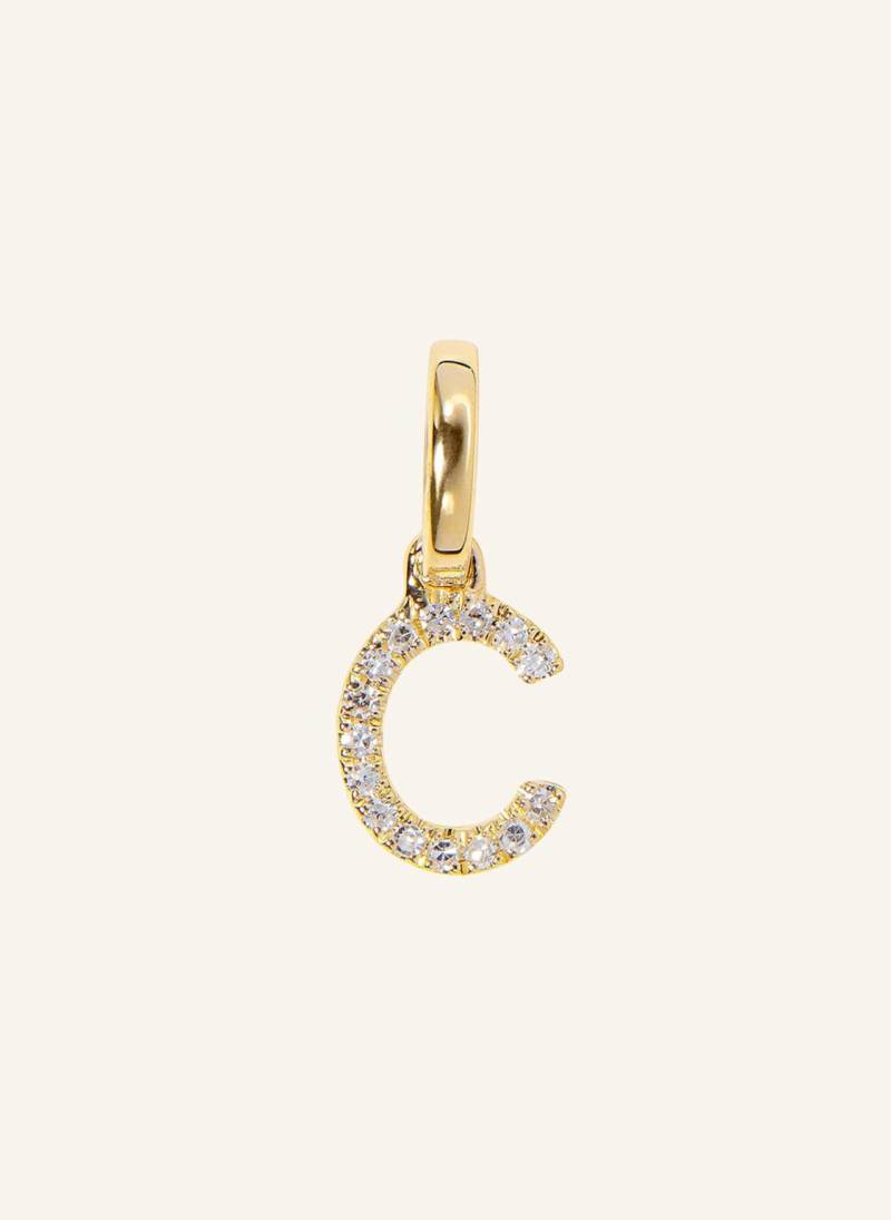Juuls & Karats C Buchstabe Charm 00c By Glambou gold von JUULS & KARATS