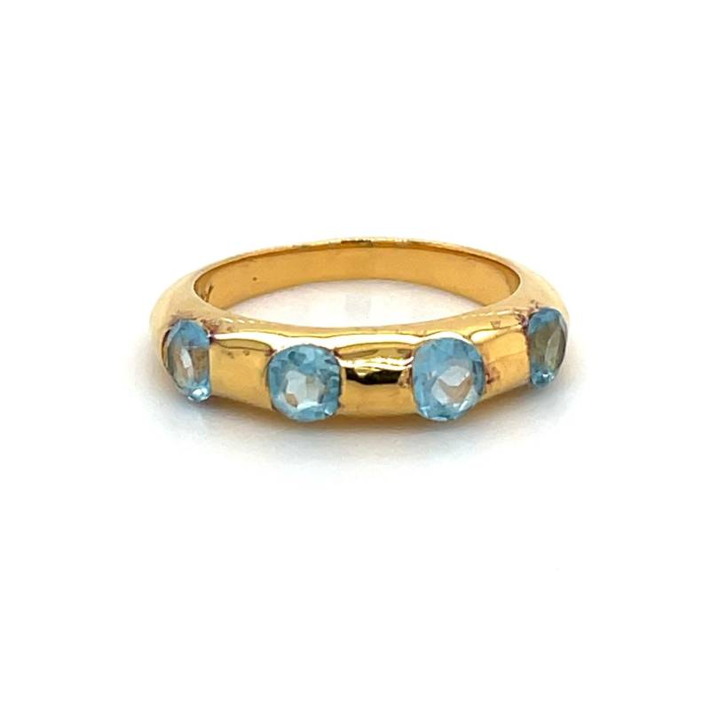 Ring Mit Blautopas in Silber 925 von JUWEL1DE
