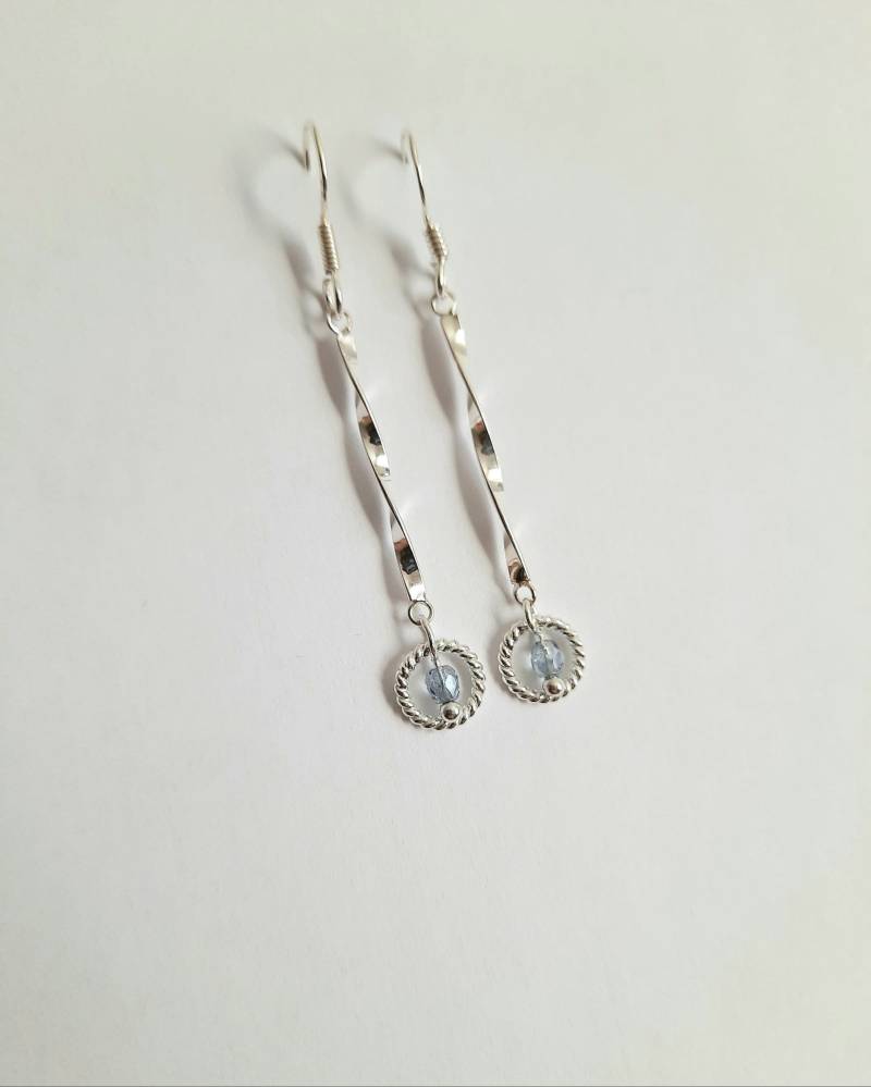 Lange Ohrringe 925Er Silber, Modern von JUWELUNDCHARME