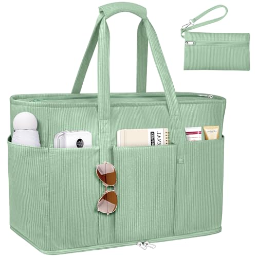 JUYANO Cord Handtasche Damen Große Strandtasche XXL Familie Shopper Tasche mit Reißverschluss, Wasserdicht Vielseitige Badetasche Saunatasche Tote Bag für Pendeln Einkaufen Reisen 45L JUYANO Cord Handtasche Damen Große Strandtasche XXL Familie Shopper Tasche mit Reißverschluss, Wasserdicht Vielseitige Badetasche Saunatasche Tote Bag für Pendeln Einkaufen Reisen 45L von JUYANO