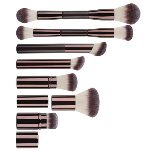 JUYAXIN 7-teiliges Make-up-Pinsel-Set für das gesamte Gesicht, Lidschattenpinsel, Basis-Pinsel-Set, Doppelkopf-Kosmetikpinsel für Damen JUYAXIN 7-teiliges Make-up-Pinsel-Set für das gesamte Gesicht, Lidschattenpinsel, Basis-Pinsel-Set, Doppelkopf-Kosmetikpinsel für Damen von JUYAXIN