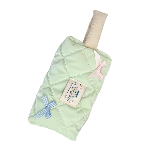 JUYAXIN Federmäppchen mit schönen Schleifen, Cartoon-Bleistiftbeutel, Make-up-Tasche, großes Fassungsvermögen, Schulbedarf für Mädchen, Gn von JUYAXIN