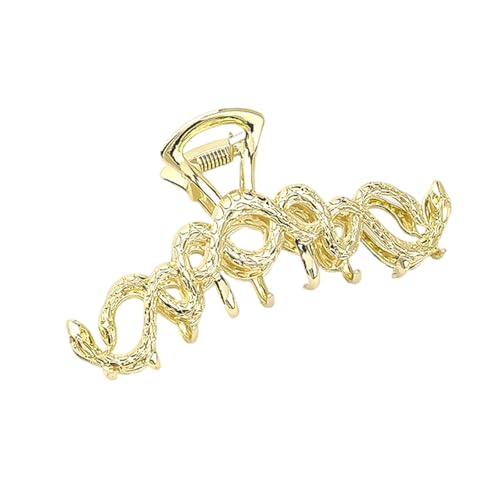 JUYAXIN Haarklammer mit doppelter Schlange für Frauen und Mädchen, Festival-Thema, Haarklammer, Haarklammer, weibliches Haarstyling-Ornament von JUYAXIN