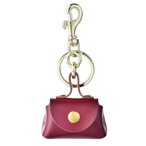 JUYAXIN Stilvoller Miniatur-Schlüsselanhänger für Geldbörse, zum Einkaufen, Pendeln oder Reisen aus robustem, wasserabweisendem Polyurethan, rot JUYAXIN Stilvoller Miniatur-Schlüsselanhänger für Geldbörse, zum Einkaufen, Pendeln oder Reisen aus robustem, wasserabweisendem Polyurethan, rot von JUYAXIN
