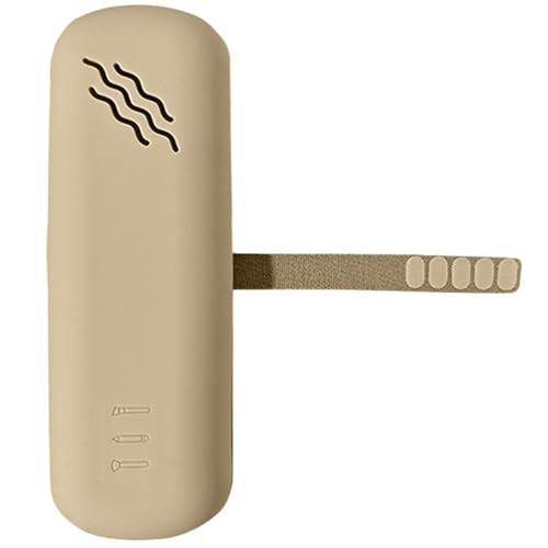 Reise-Make-up-Pinsel-Halter, Make-up-Tasche, Kosmetiktasche, Kulturbeutel, Organizer, Geldbörse für Zuhause, Kosmetikpinselhalter, Reiseetui, Silikon-Geldbörse, khaki, Mass Beauty von JUYAXIN