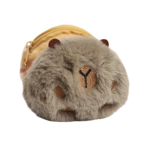 Zarte Capybara Plüsch-Münzgeldbörse, modische und Cartoon-Geldbörse und Kartenaufbewahrungstasche für und Zubehör, Capybara-Geldbörse, F, Mass Beauty Zarte Capybara Plüsch-Münzgeldbörse, modische und Cartoon-Geldbörse und Kartenaufbewahrungstasche für und Zubehör, Capybara-Geldbörse, F, Mass Beauty von JUYAXIN