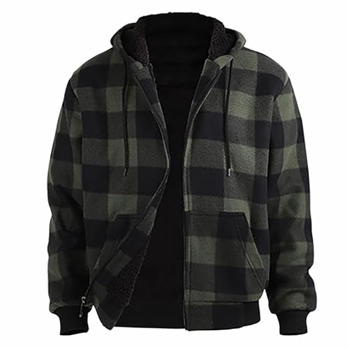 Angebot des Tages heute nur Ausverkauf leichte steppjacke deerhunter jacke herren winter jacket men karierte hemdjacke herren fleecejacke herren mit kapuze herbst jacken für männer von JUZILO