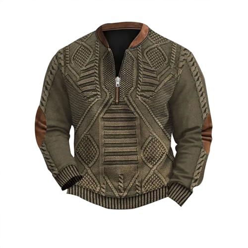 JUZILO Herren Pullover - Wollpullover, Jagd T-Shirt, Strickjacke, Norwegerpullover - Black Friday Angebot von JUZILO