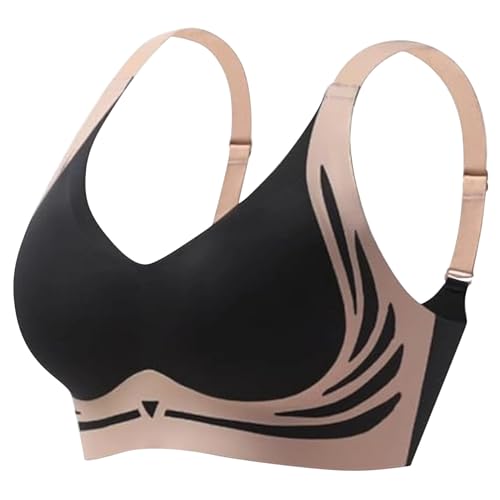 JUZILO UnterwäSche Frauen Set BH Und Slip Bügel Women's Wireless Bra with Seamless Bra BHS Frauen BH GroßE BrüSte Sport BH BH Große Brüste Starker Halt BH Große Brüste Starker Halt Sport Set von JUZILO