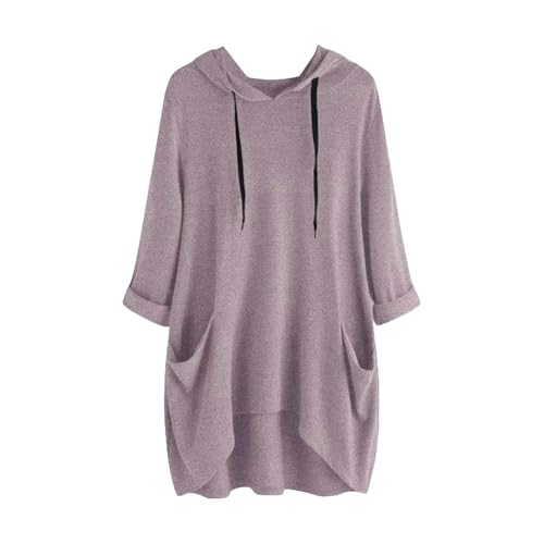 T-Shirt Kleid Damen Oversize Basic Einfarbig Lange Tunika Midikleid Knielange Kleid Vintage Locker Curvy Mode Long Shirt Lang Sweatshirt T-Shirt Kleid Damen Oversize Basic Einfarbig Lange Tunika Midikleid Knielange Kleid Vintage Locker Curvy Mode Long Shirt Lang Sweatshirt von JUZILO
