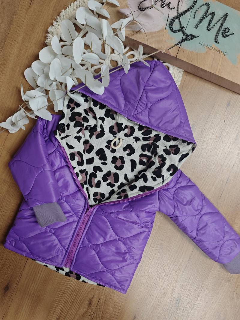 Steppjacke Kinder Gefüttert Mit Musselin | Übergangsjacke Leo Stepp von JUandMEDesign