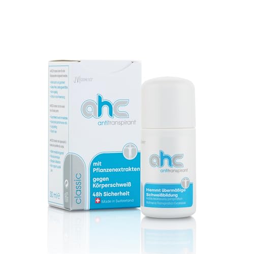 AHC CLASSIC Antitranspirant Tropfflasche 30ml gegen starkes Schwitzen an Achseln & Körper - Antiperspirant für Männer & Frauen von JV Cosmetics