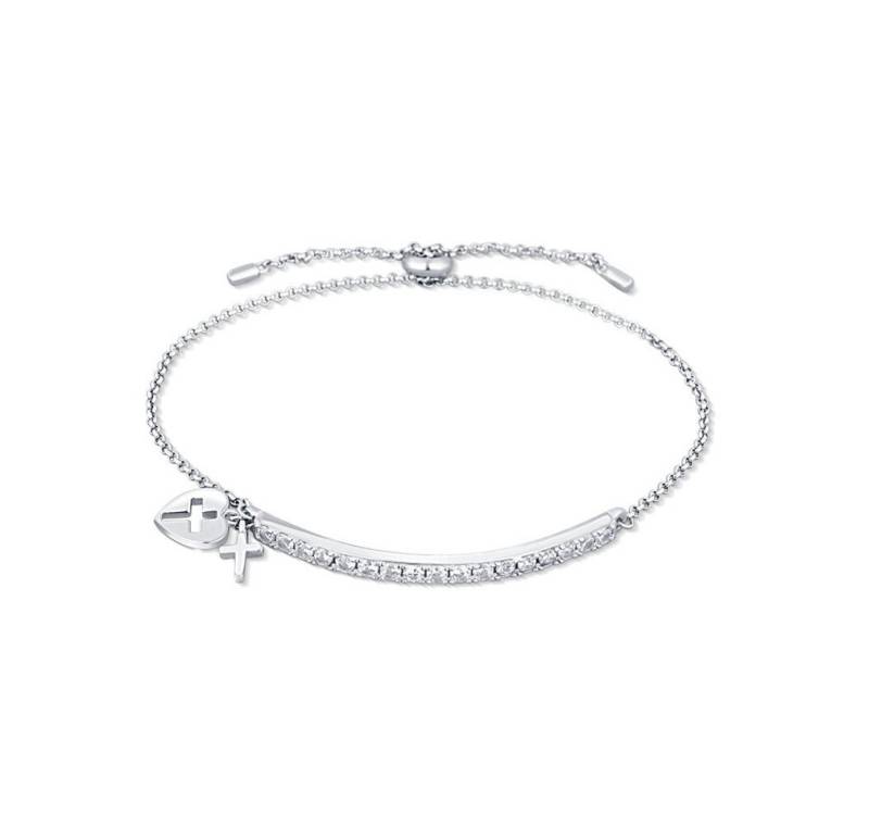 JVD Armband Stilvolles Armband mit Zirkonen SVLB0310XH2BI00 von JVD