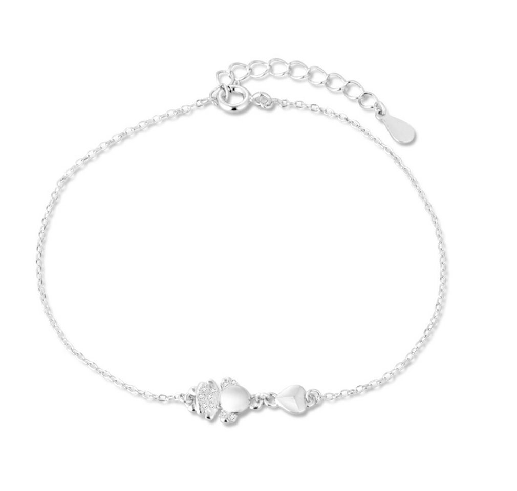 JVD Armband Zartes Silberarmband mit Zirkonen SVLB0370SH2BI16 von JVD