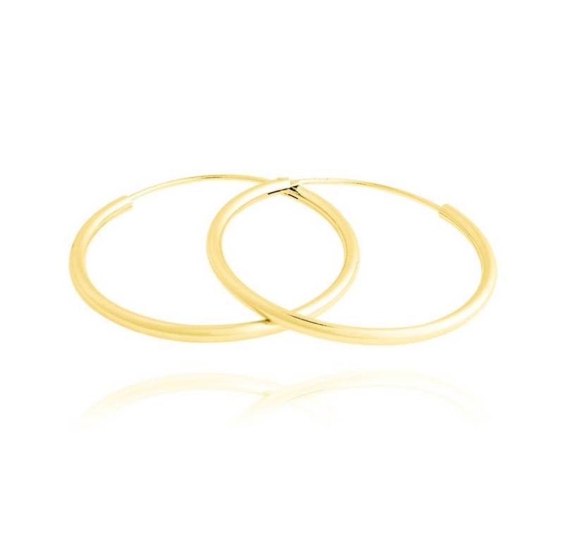 JVD Ohrring-Set Ageless Vergoldete Ohrringe SVLE0208XD5GO - Durchmesser: 3 cm von JVD