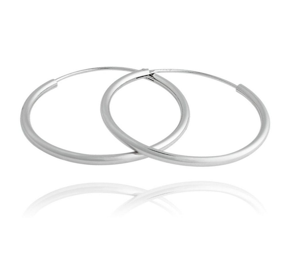 JVD Ohrring-Set Ageless silver round earrings SVLE0208XD500 - Diameter: 5 cm von JVD