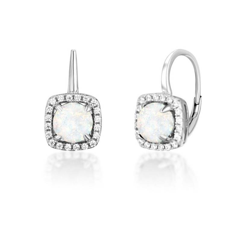 JVD Ohrring-Set Charming silver earrings with synthetic opals SVLE0513SH2O100 von JVD