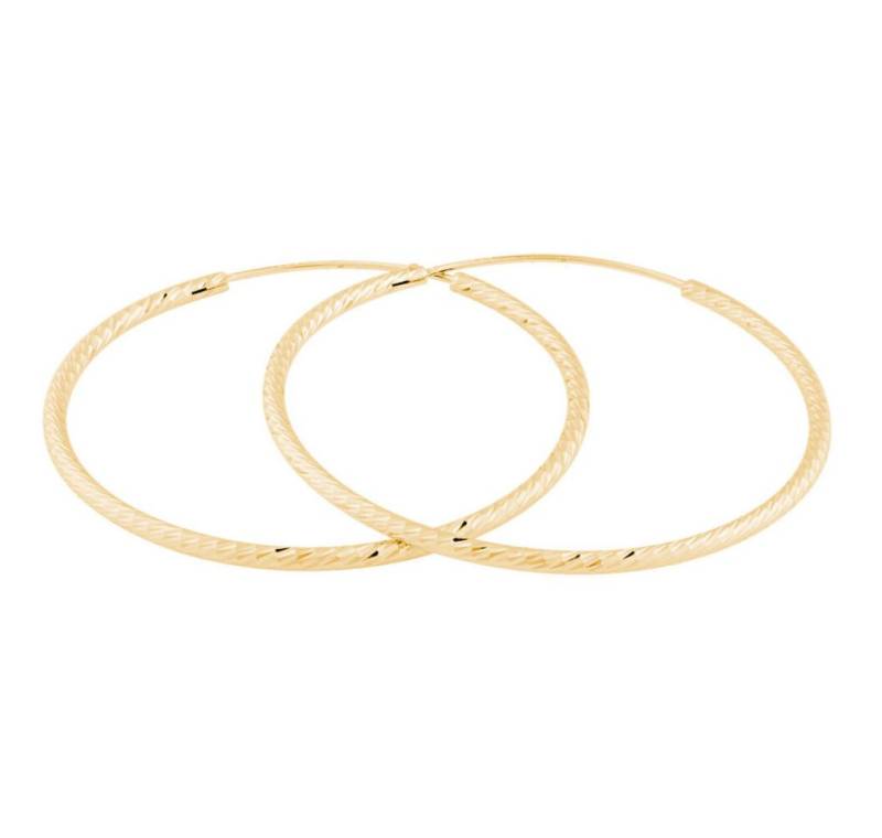 JVD Ohrring-Set Gold plated earrings rings SVLE0215XD5GO - Diameter: 3 cm von JVD