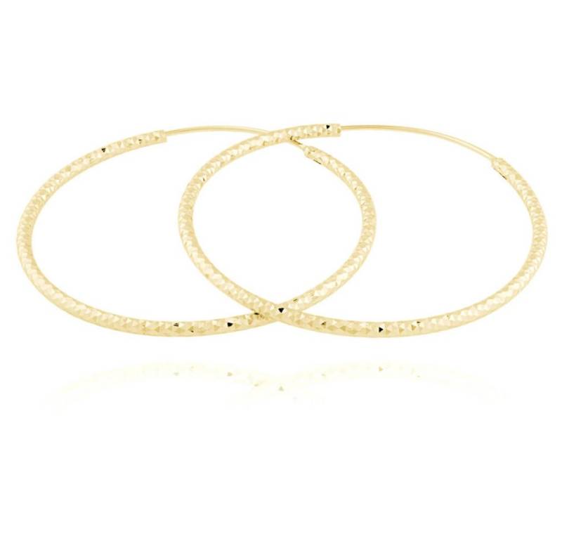 JVD Ohrring-Set Gold plated silver earrings rings SVLE0216XD5GO40 - Diameter: 2 cm von JVD