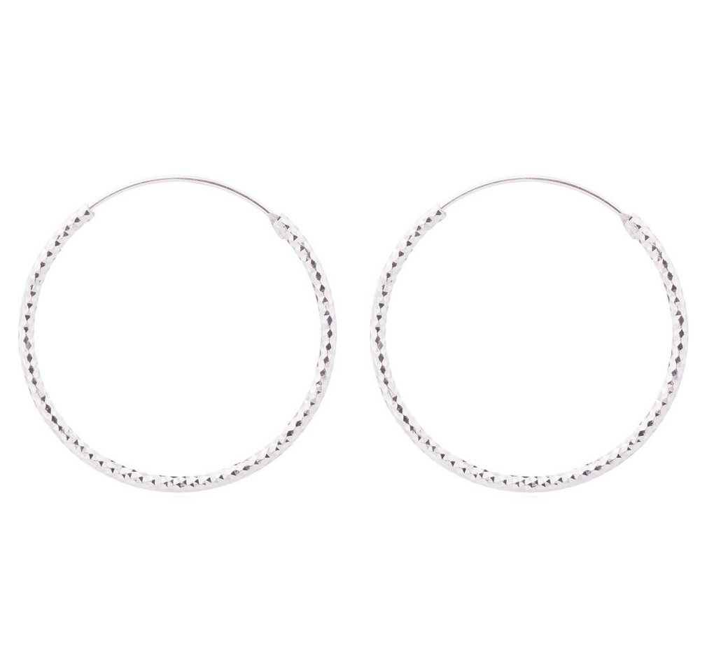 JVD Ohrring-Set Silver earrings rings SVLE0216XD500 - Diameter: 2 cm von JVD