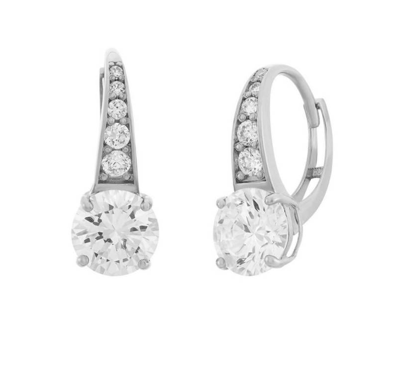 JVD Ohrring-Set Silver earrings with clear zircons SVLE0974XH2BI00 von JVD